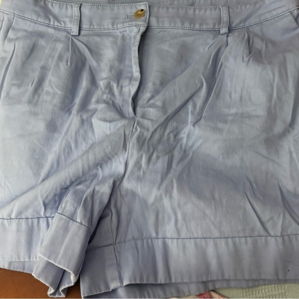 J. Crew Blue Bermuda Shorts Tailored Cotton Blend